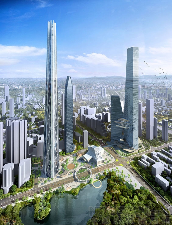 深圳将建739米高塔楼 建成后将成中国第一高楼