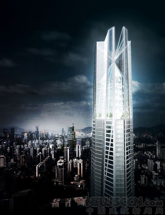 深圳将建739米高塔楼 建成后将成中国第一高楼